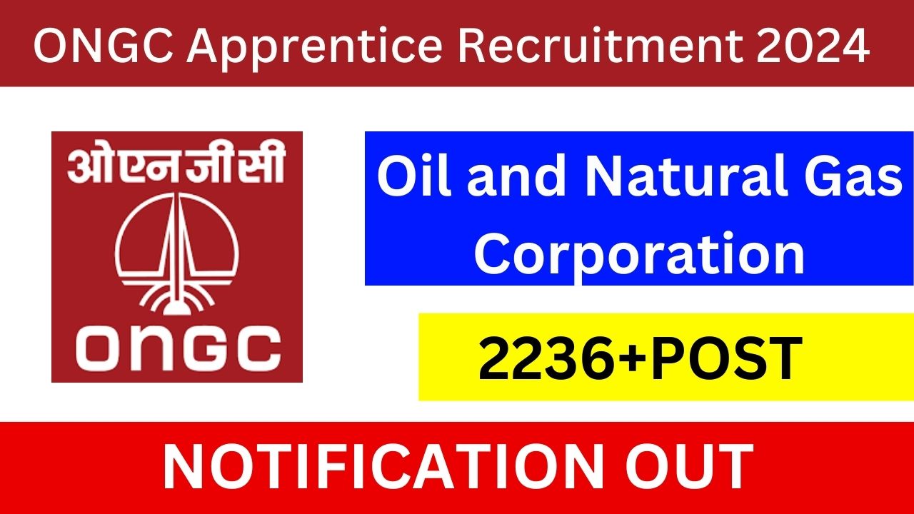 ONGC Apprentice Recruitment 2024